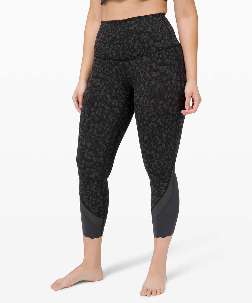 Lululemon Wunder Under High-Rise Crop 23 *Updated Scallop Full-On