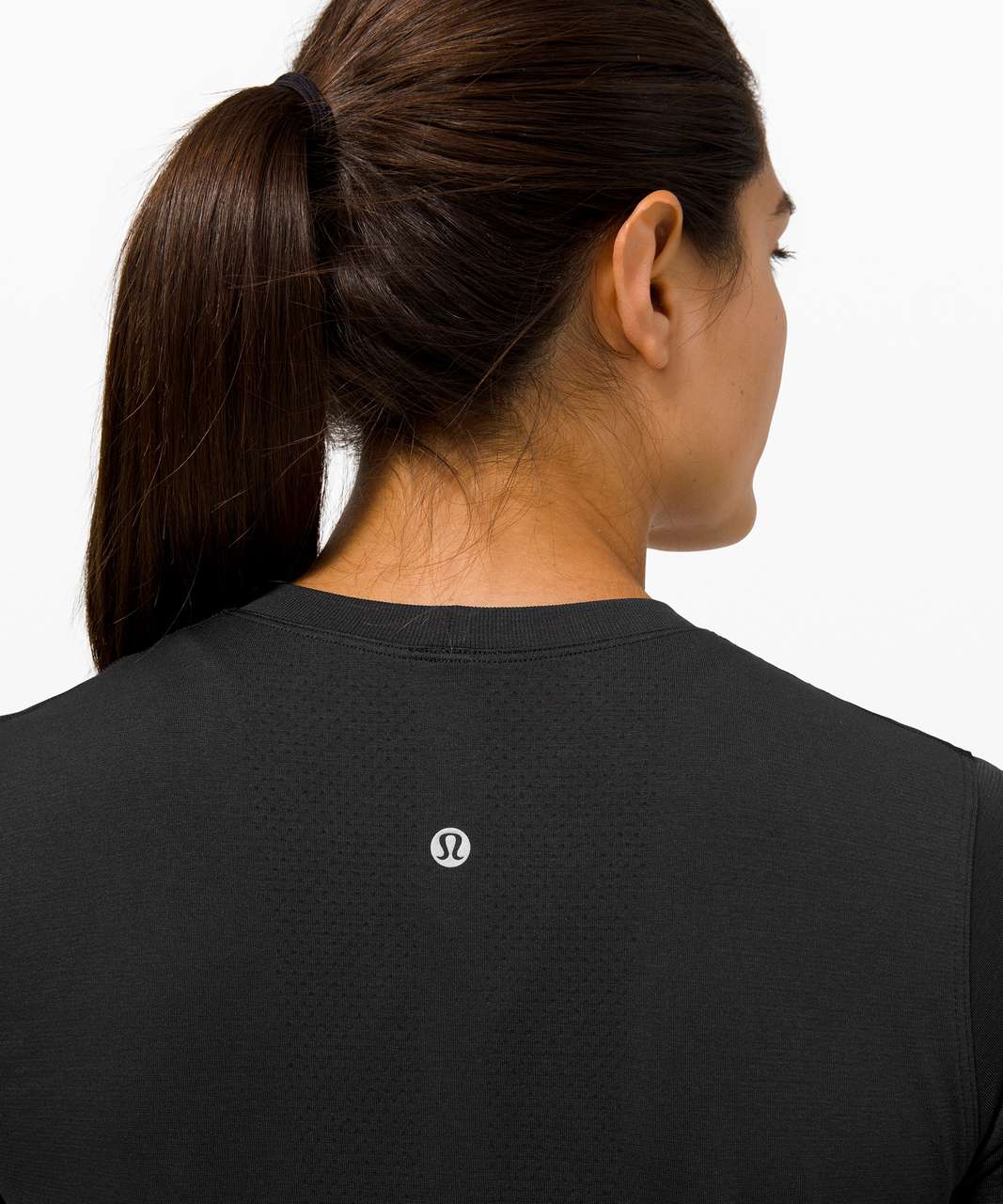 lululemon - Lulu Lemon Swiftly Breathe Black Tee on Designer Wardrobe