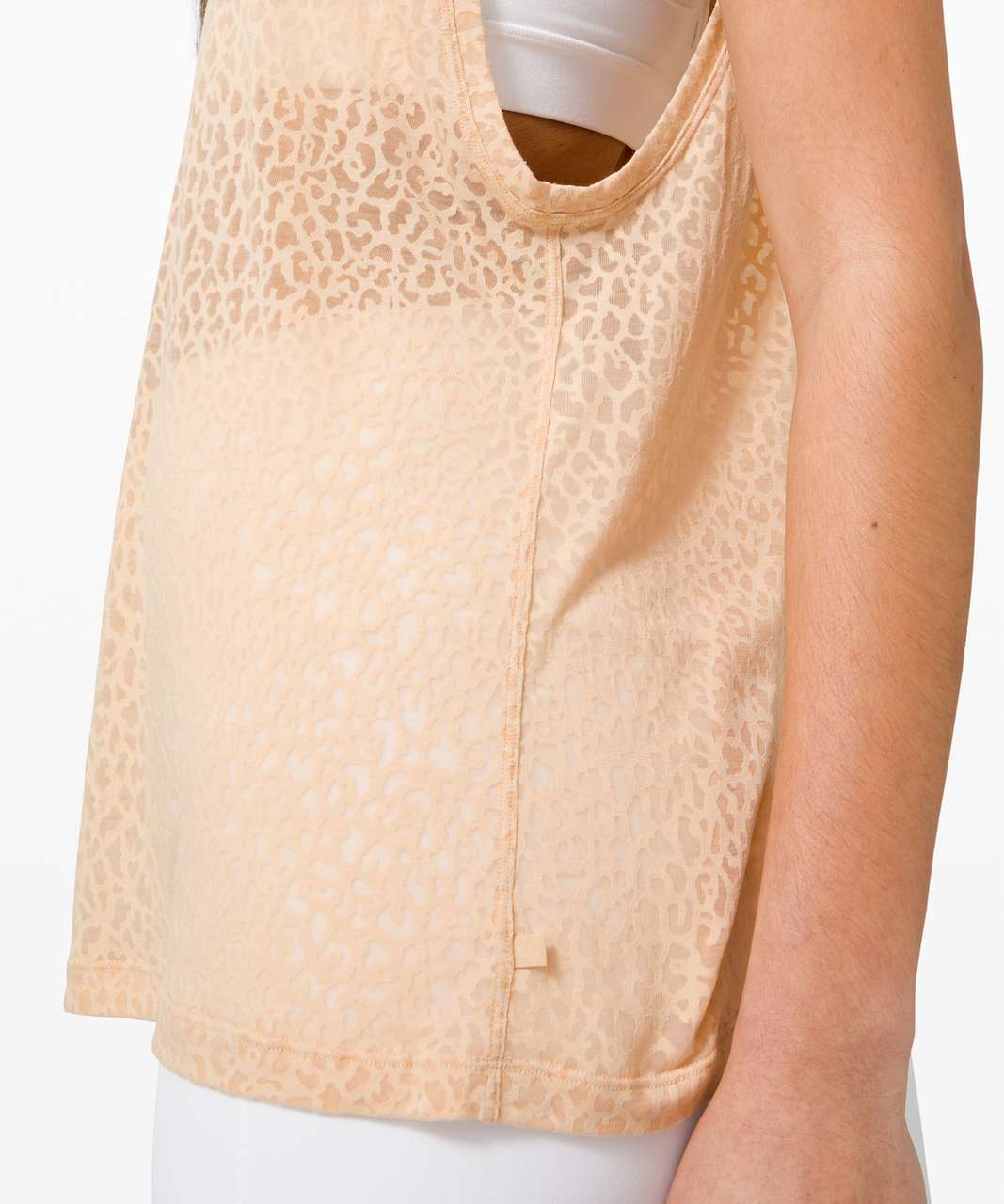 Lululemon All Yours Tank *Veil - City Camo Burnout Ivory Peach / Ivory Peach