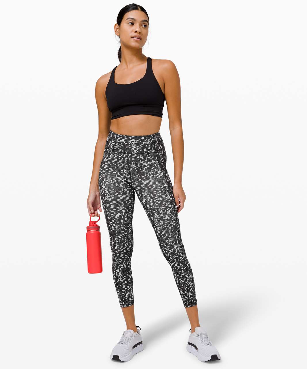 Lululemon Invigorate High-Rise Tight 25" - Motion Flux Starlight Black Multi