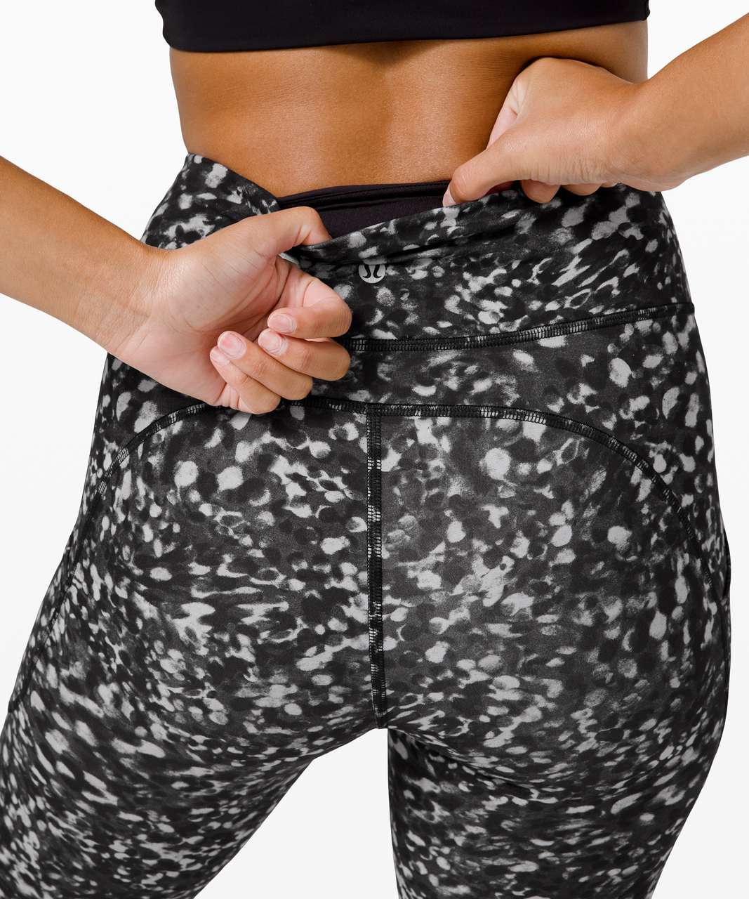 Lululemon Invigorate High-Rise Tight 25" - Motion Flux Starlight Black Multi