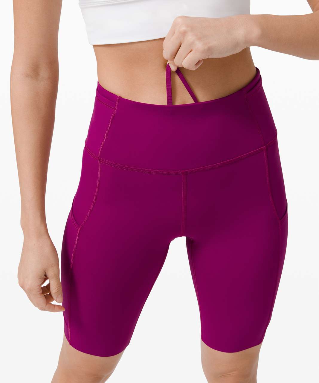 Lululemon Fast And Free Short 10" *Non-Reflective - Deep Fuschia