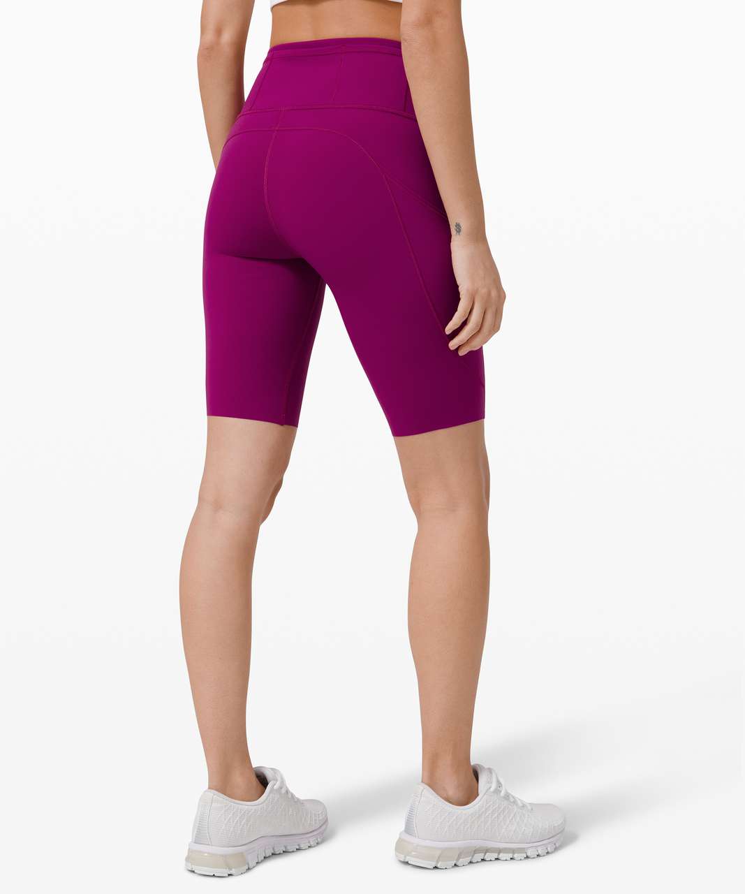 Lululemon Fast And Free Short 10 *Non-Reflective - Deep Fuschia - lulu  fanatics