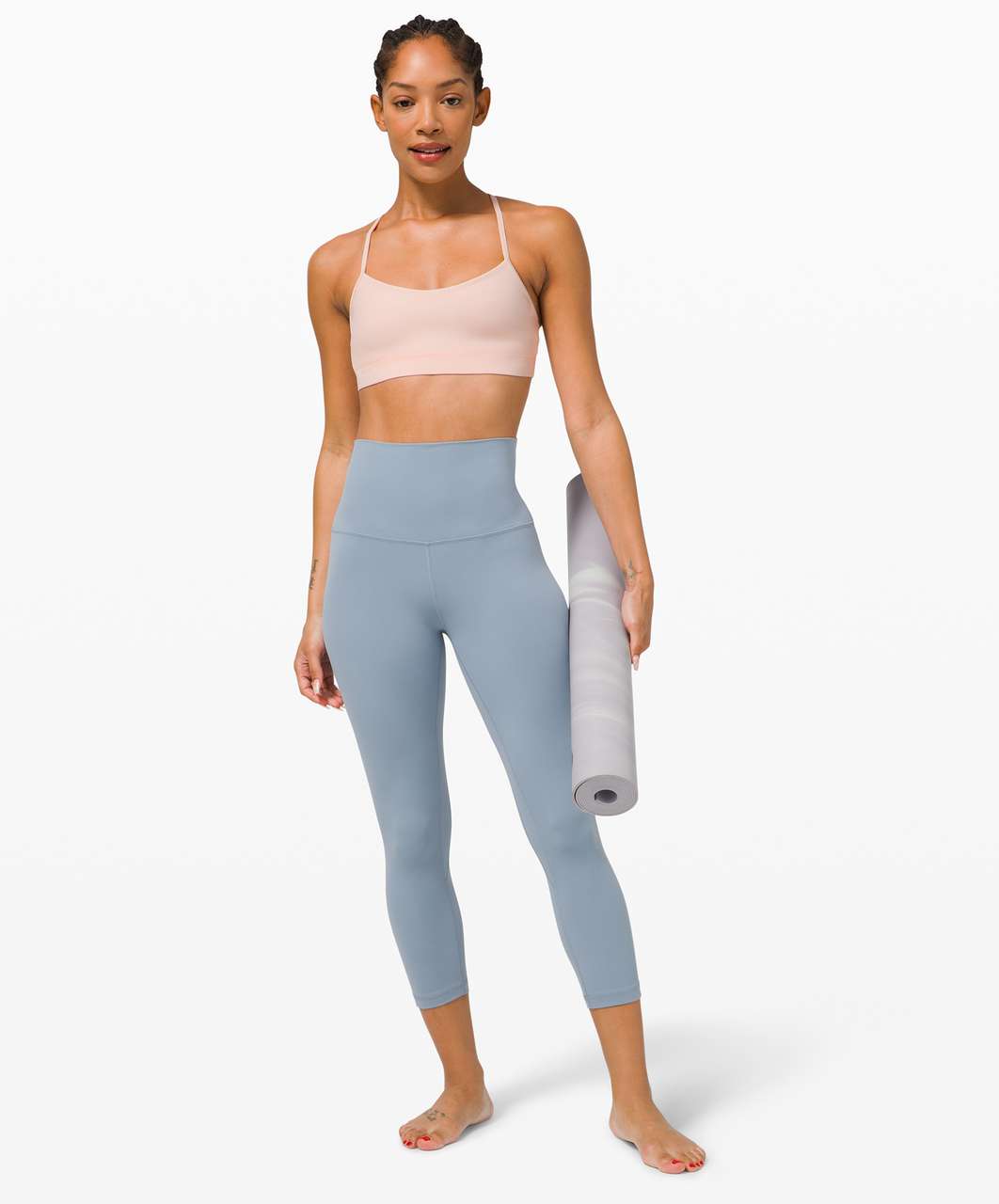 Lululemon Flow Y Bra Nulu *Light Support, B/C Cup - Feather Pink