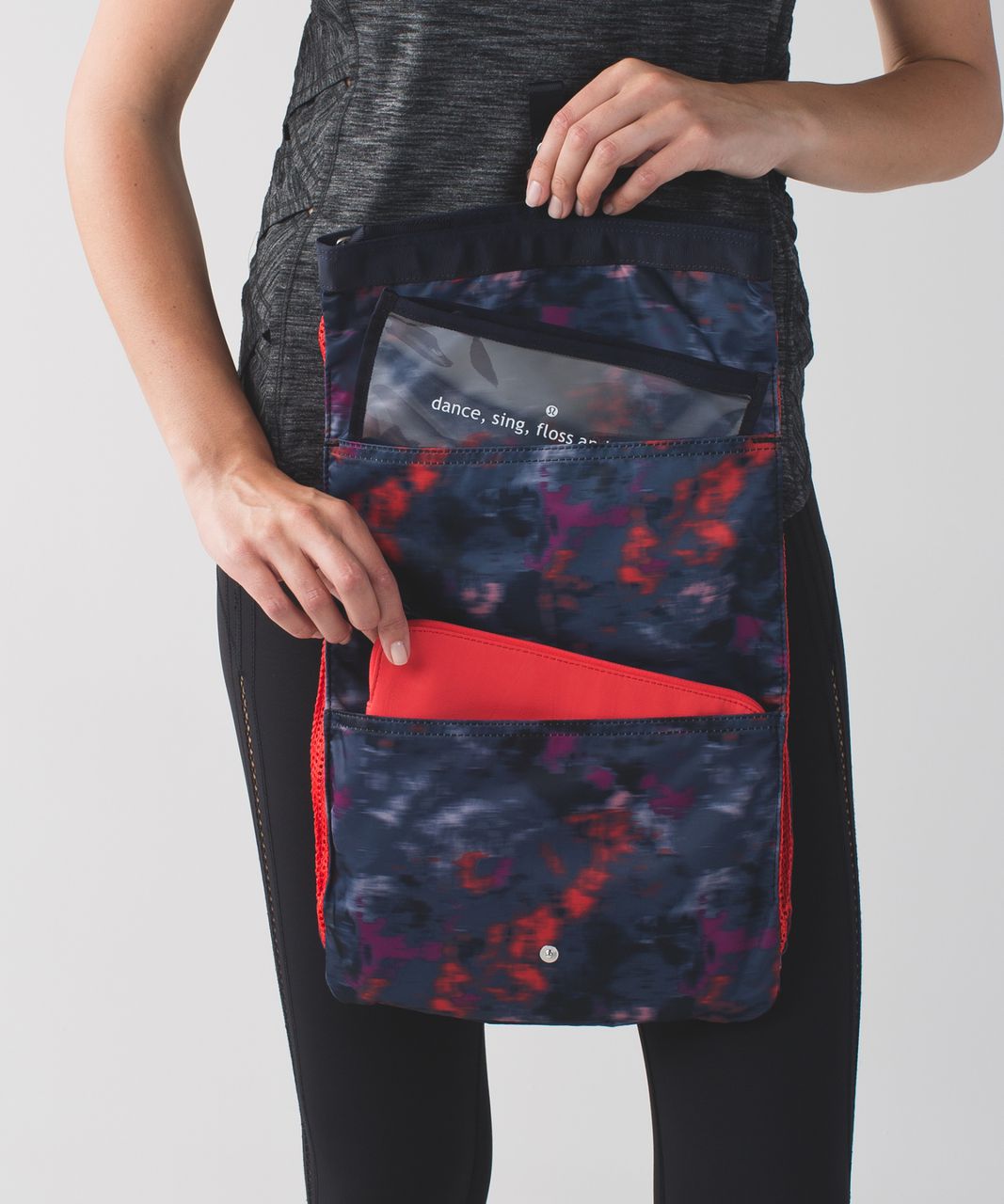 Lululemon Sweaty Or Not Kit - Simple Blooms Regal Plum Multi / Naval Blue / Alarming