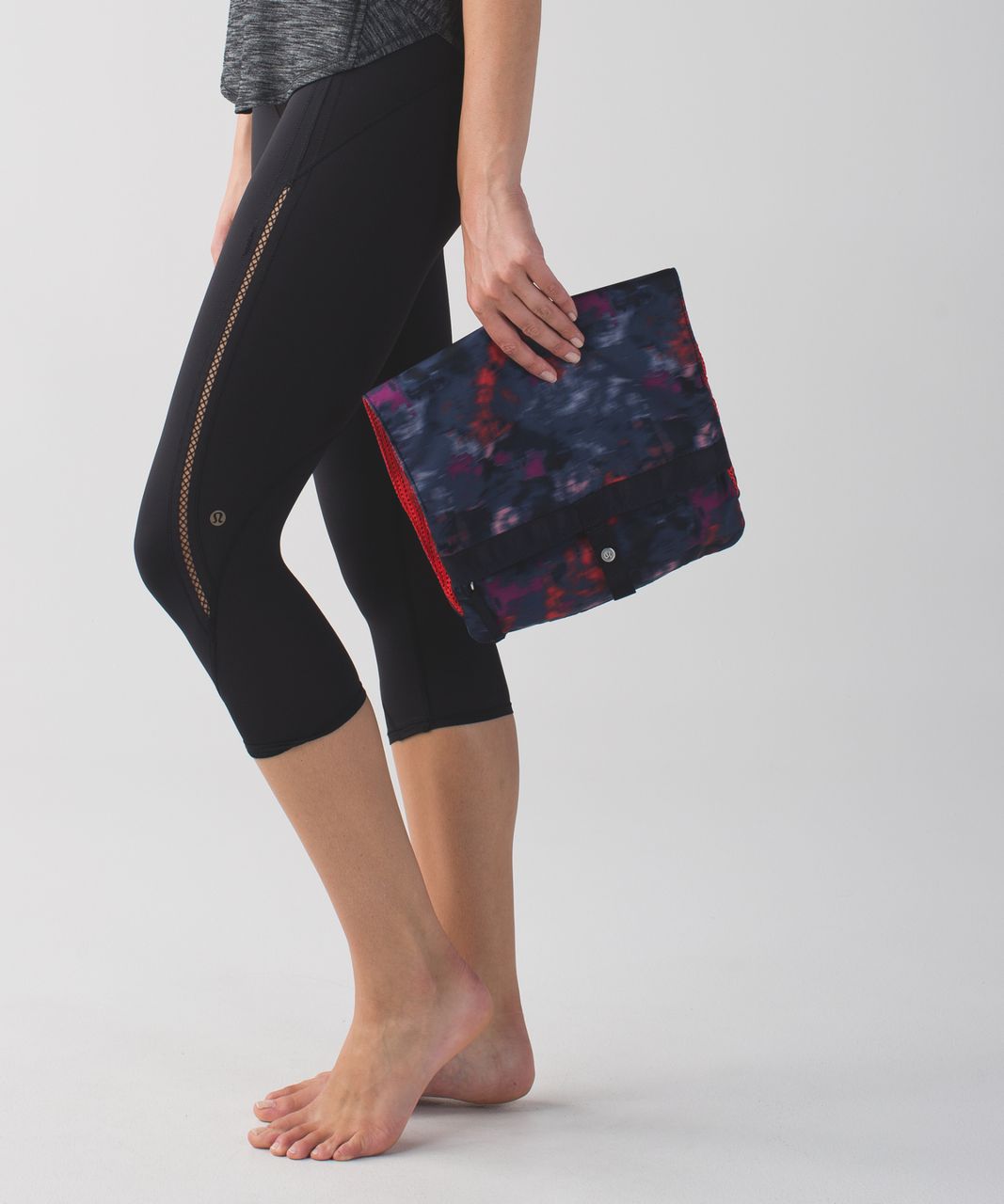 Lululemon Sweaty Or Not Kit - Simple Blooms Regal Plum Multi / Naval Blue / Alarming