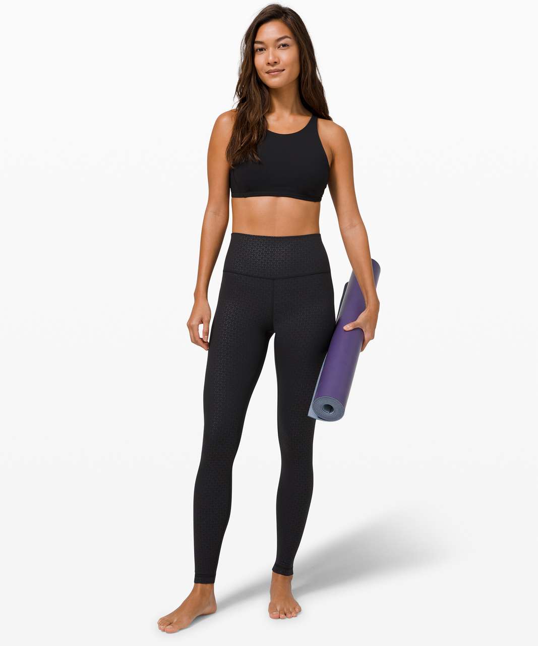 Lululemon Align Pant 28" - Lattice Work Emboss Black