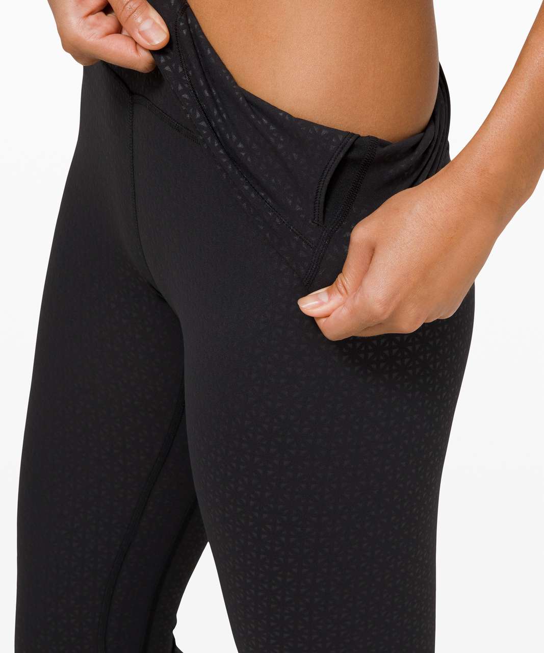 lululemon lattice work emboss black