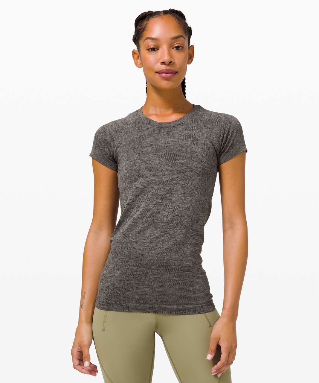 Lululemon Swiftly Tech Short Sleeve 2.0 - Disconnect Rhino Grey / Vapor -  lulu fanatics