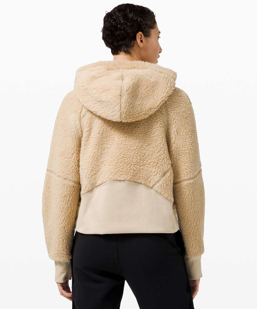 Lululemon Scuba Oversized Sherpa 1/2 Zip - Trench - lulu fanatics