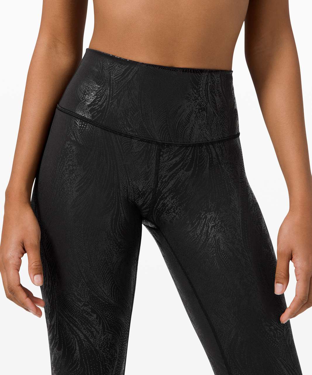 Lululemon Wunder Train High-Rise Tight 28 *Foil - Shapeshifter Foil Black  - lulu fanatics