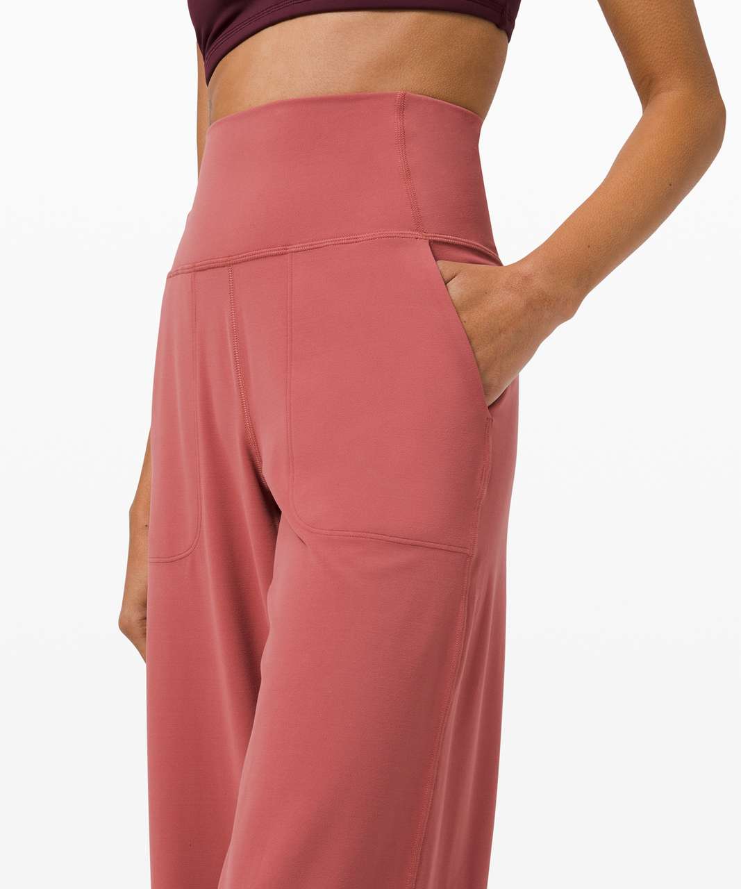 lululemon wide leg pants in wild beefy｜TikTok Search