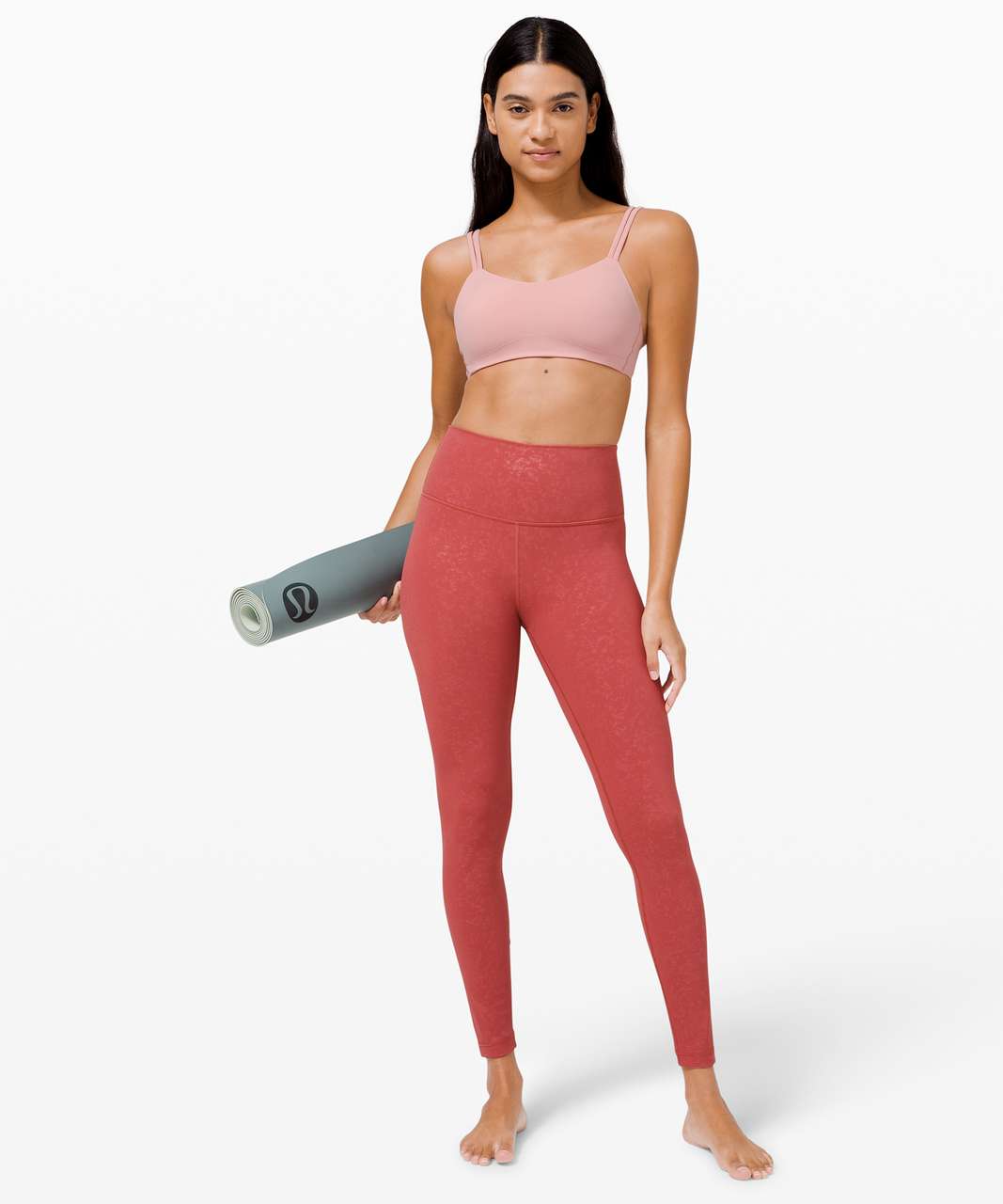 lululemon LIKE A CLOUD BRA B/C CUP RIBBED - Light support sports bra -  meadowsweet pink/pink - Zalando.de