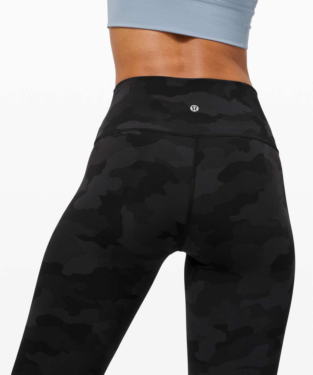 Lululemon In Movement High Rise Tight Everlux 25” - Formation Camo Deep Coal  Multi, Women's Fashion, Activewear on Carousell