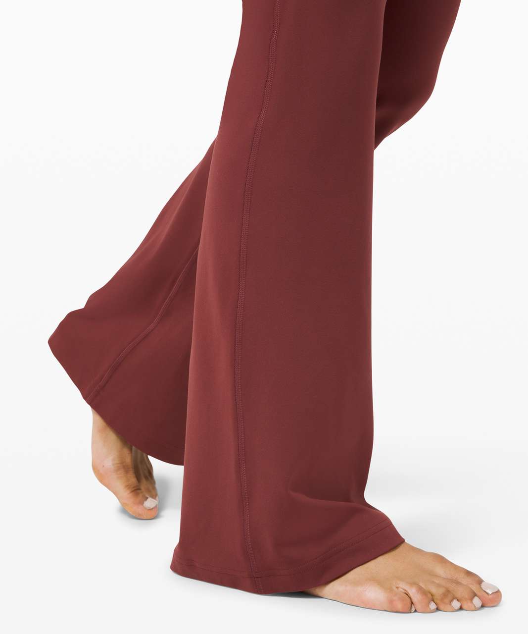 lululemon athletica, Pants & Jumpsuits, Nwt Lululemon Groove  Superhighrise Flared Pant Nulu In Red Merlot