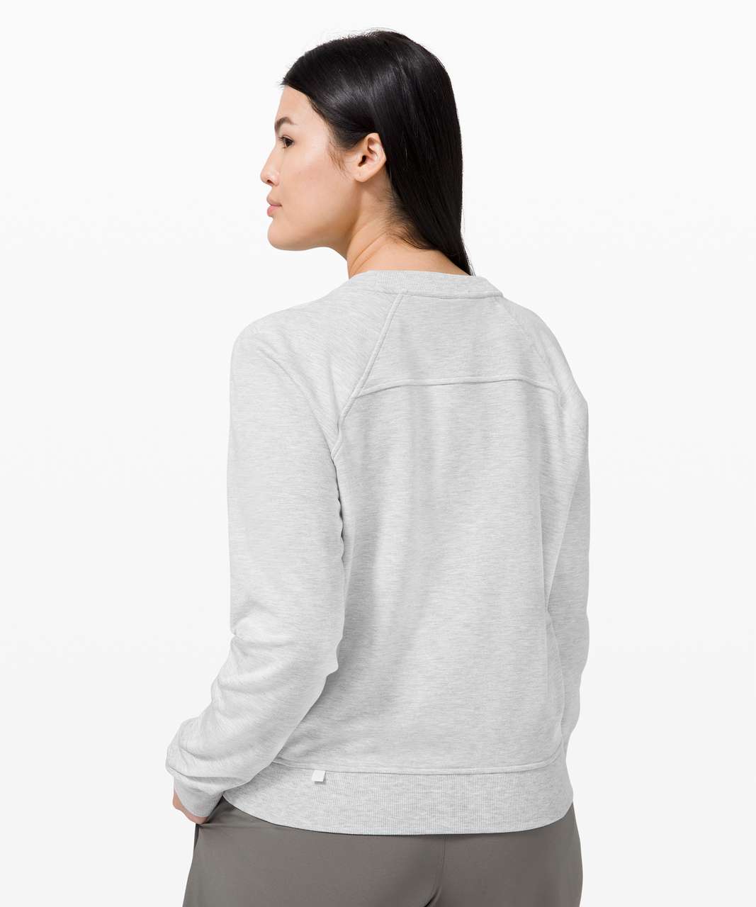 Lululemon Warm Down Crew - Heathered Core Ultra Light Grey