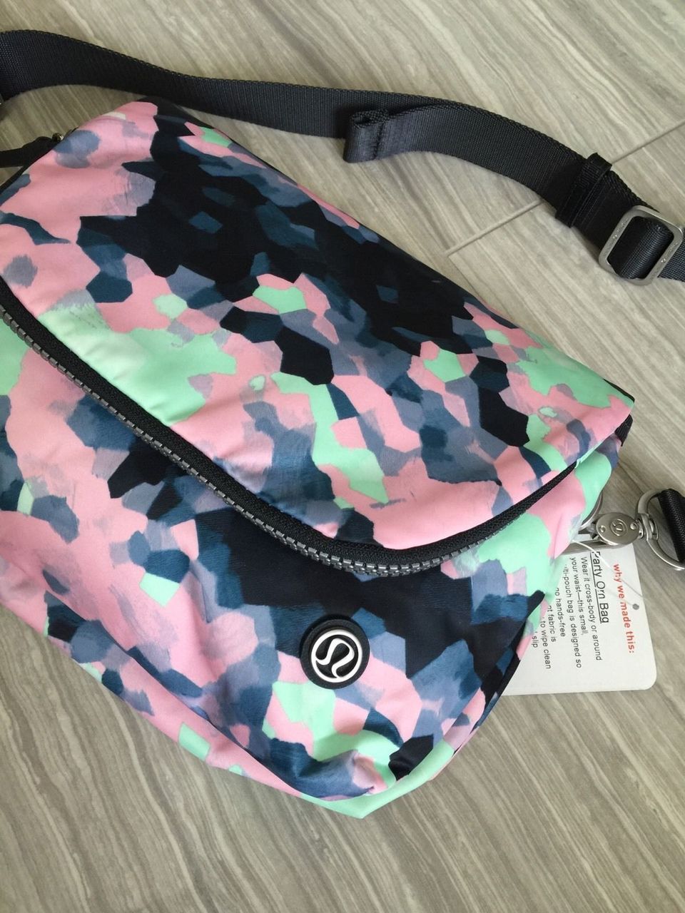 Lululemon Party Om Bag - Clouded Dreams Multi / Deep Coal - lulu