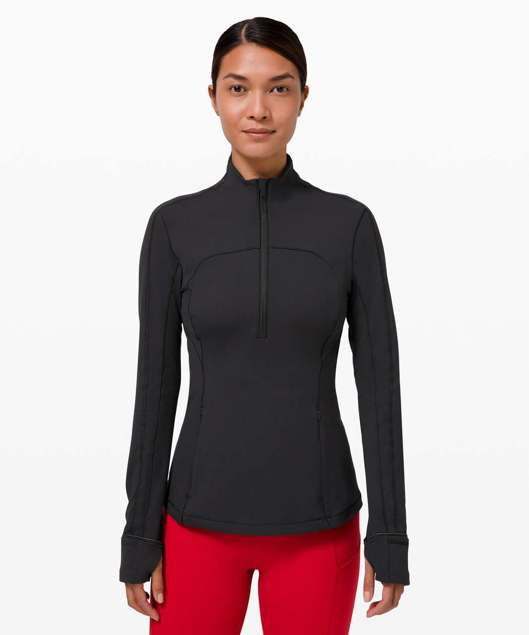 Lululemon Run Briskly 1/2 Zip - Black