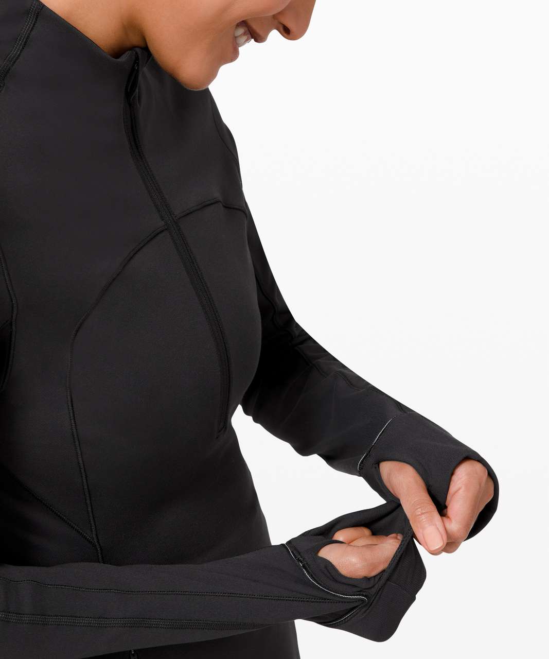 Lululemon Run Briskly 1/2 Zip - Black