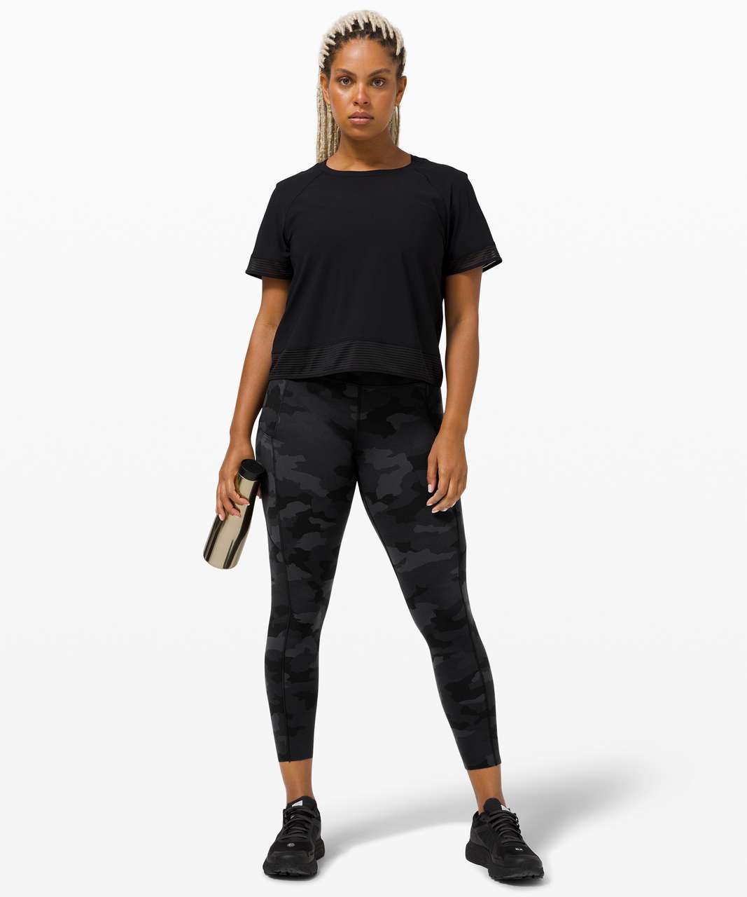 Lululemon Fast and Free Tight II 25" *Non-Reflective Nulux - Heritage 365 Camo Deep Coal Multi