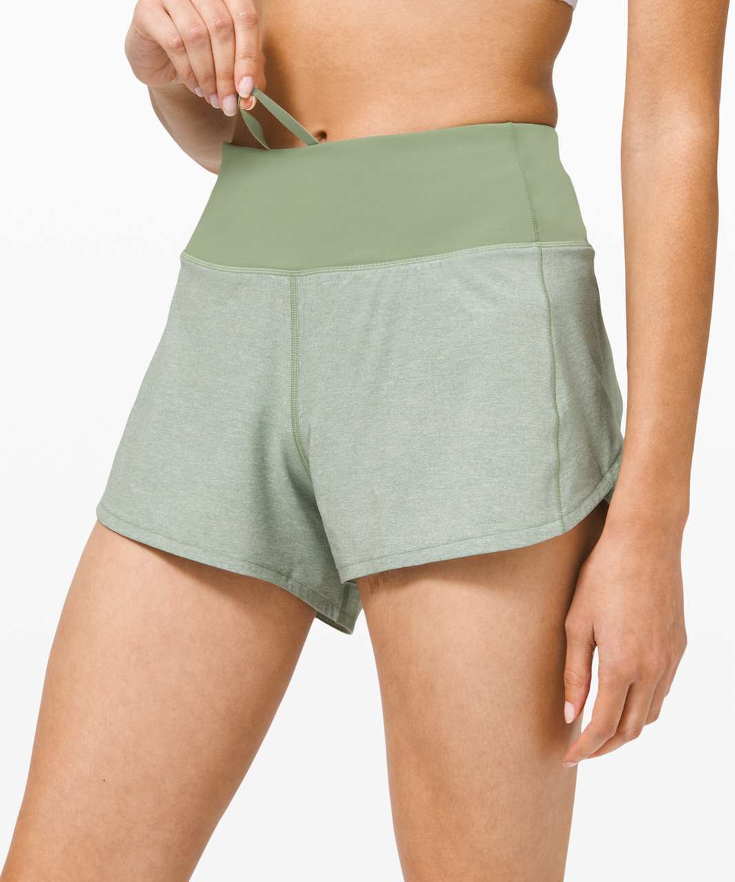 Lululemon Incognito Camo Multi Gator Green Speed Up Short Long Updated Fit 4