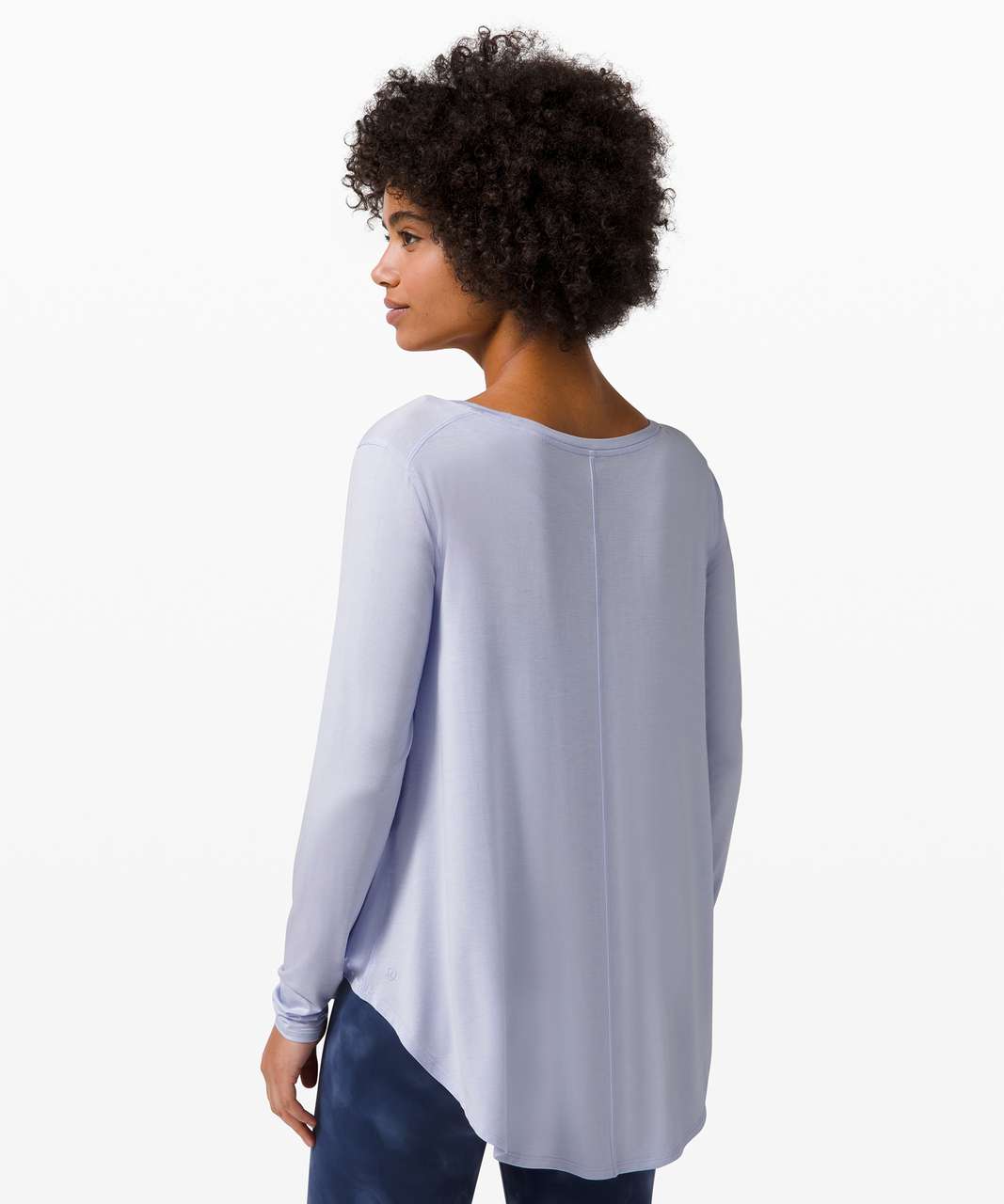 Lululemon Up for Down Time Long Sleeve - Serene Blue