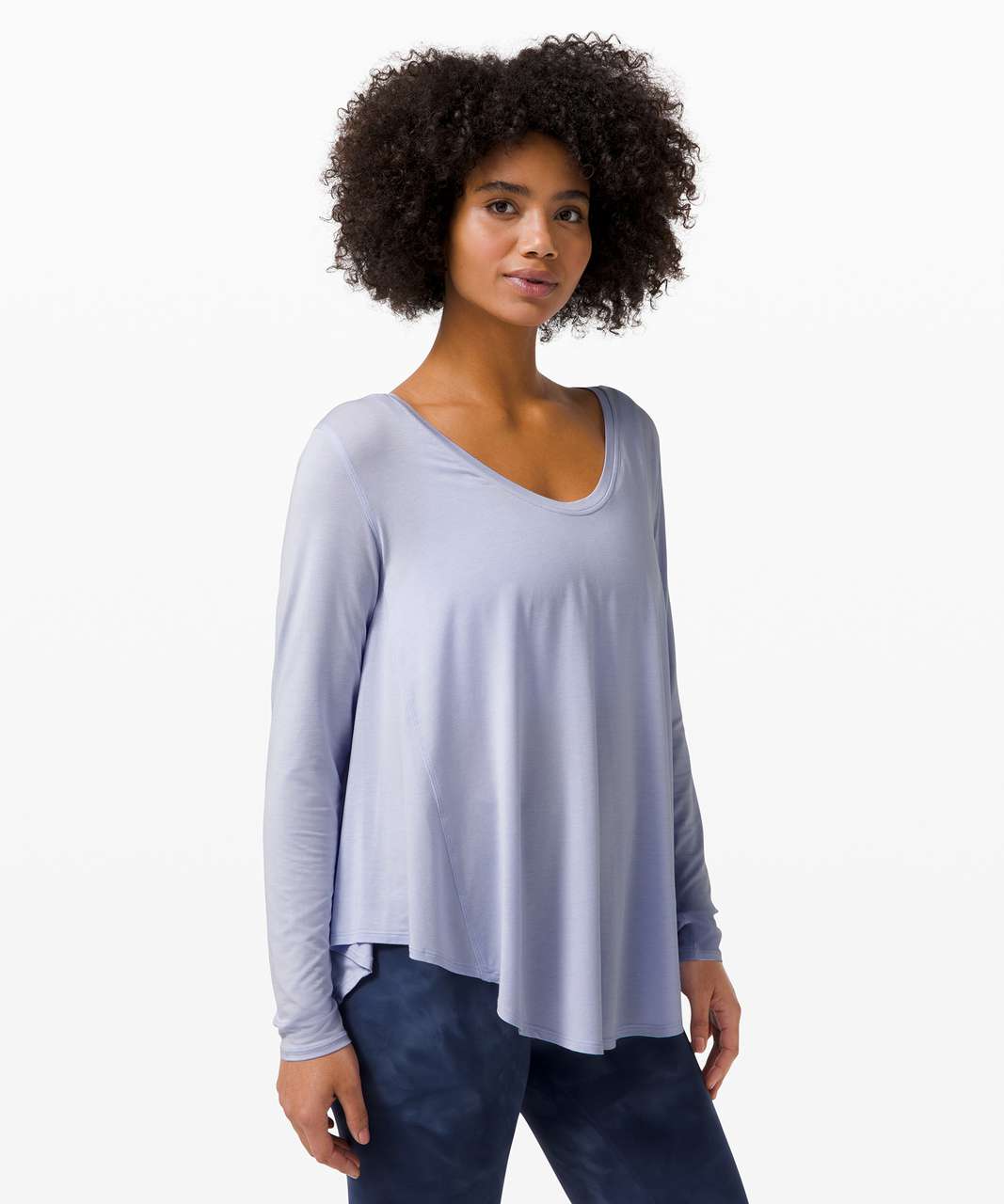 Lululemon Up for Down Time Long Sleeve - Serene Blue