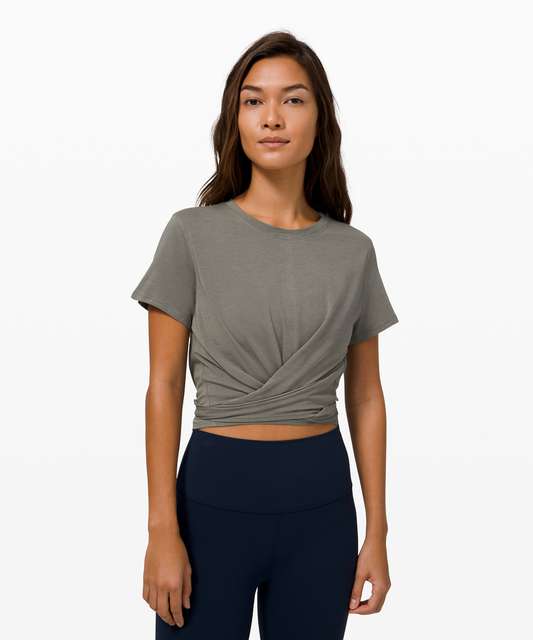 Lululemon Time To Restore Short Sleeve - Vapor - lulu fanatics