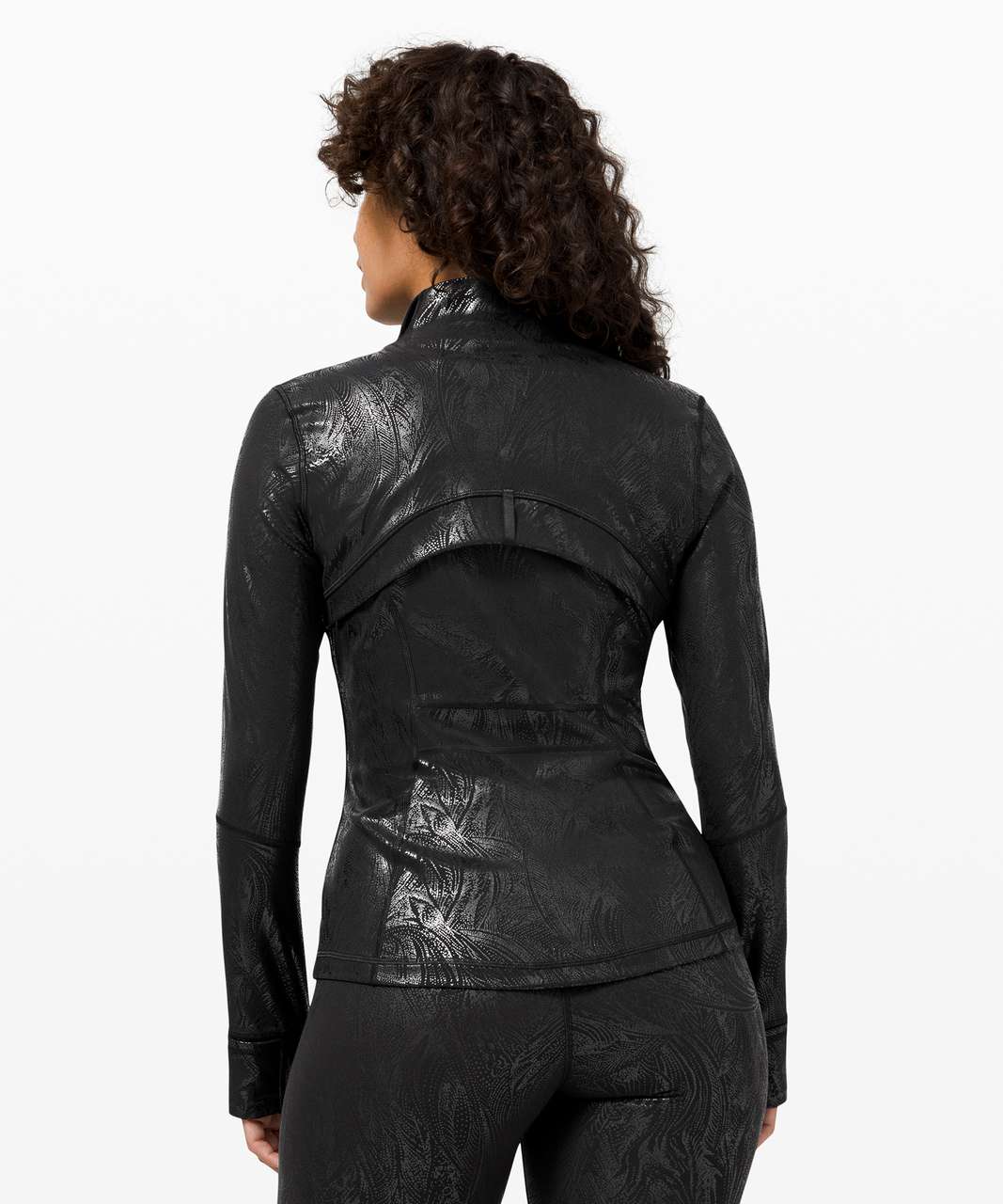 Lululemon Define Jacket *Shine - Acclimatize Black Black Foil