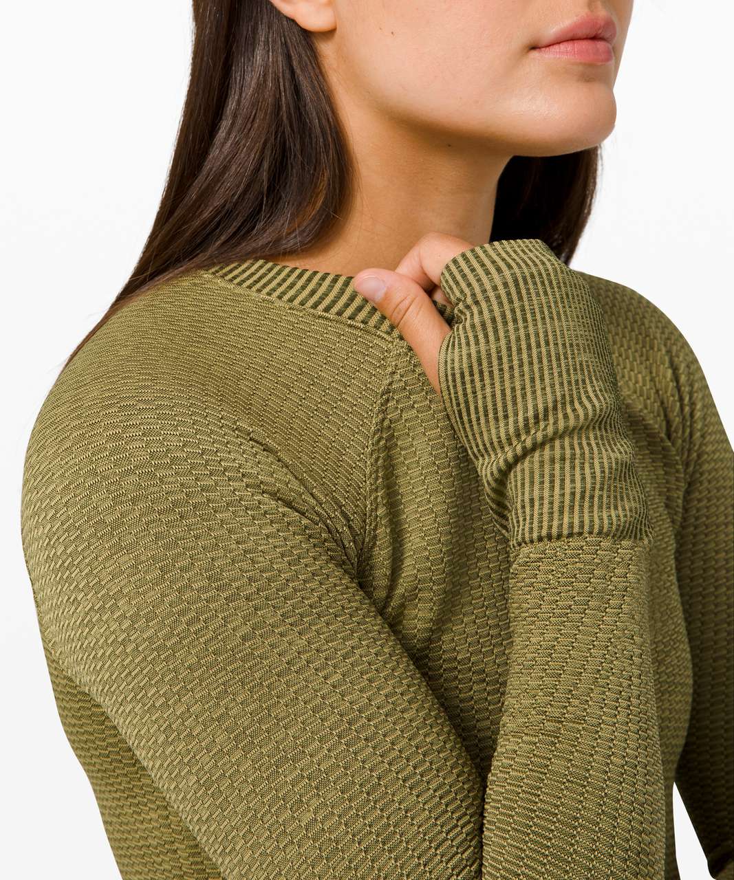 Lululemon Rest Less Pullover *Bubble Dot - Bubble Dot Hazel Green / Moss Green