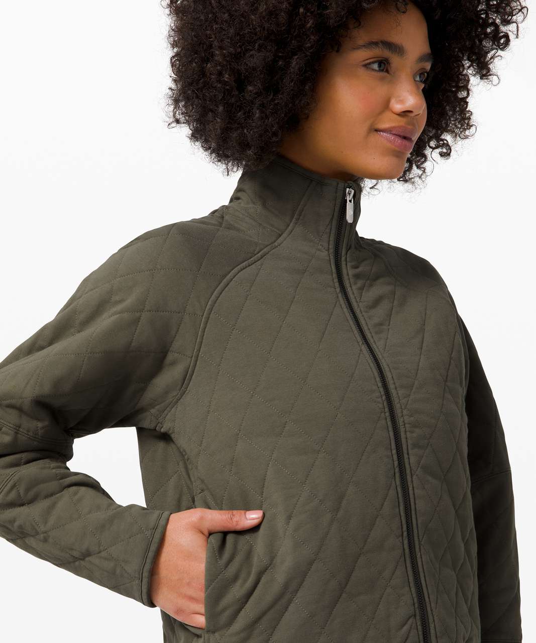 Lululemon Quilted Calm Jacket - Army Green