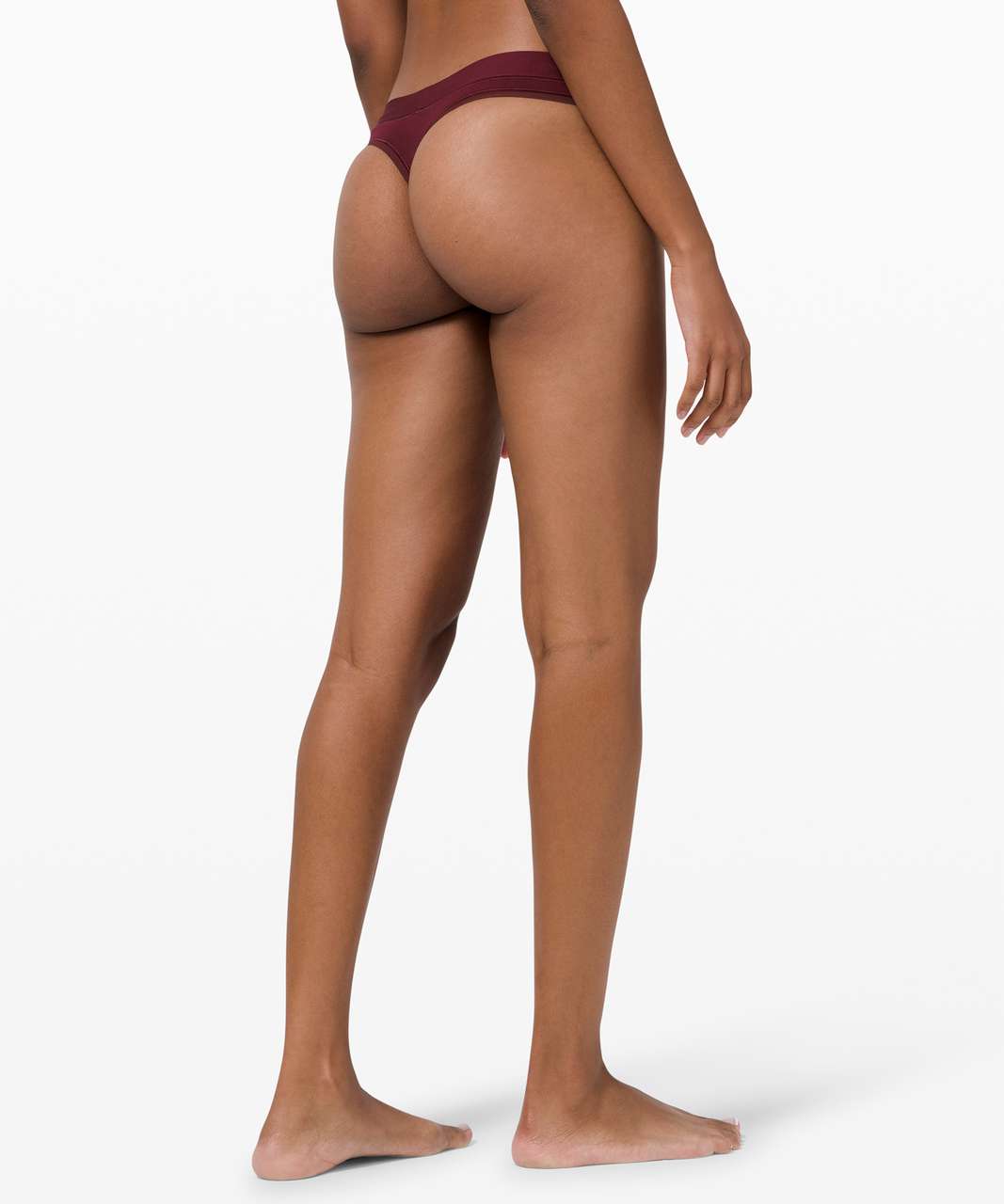 Lululemon Soft Breathable Thong - Garnet