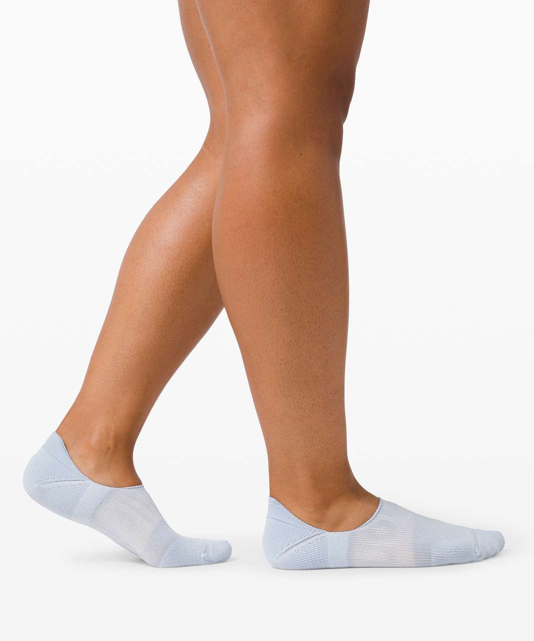 Lululemon Power Stride No-Show Sock with Active Grip *3 Pack - White / Blue Linen / Black
