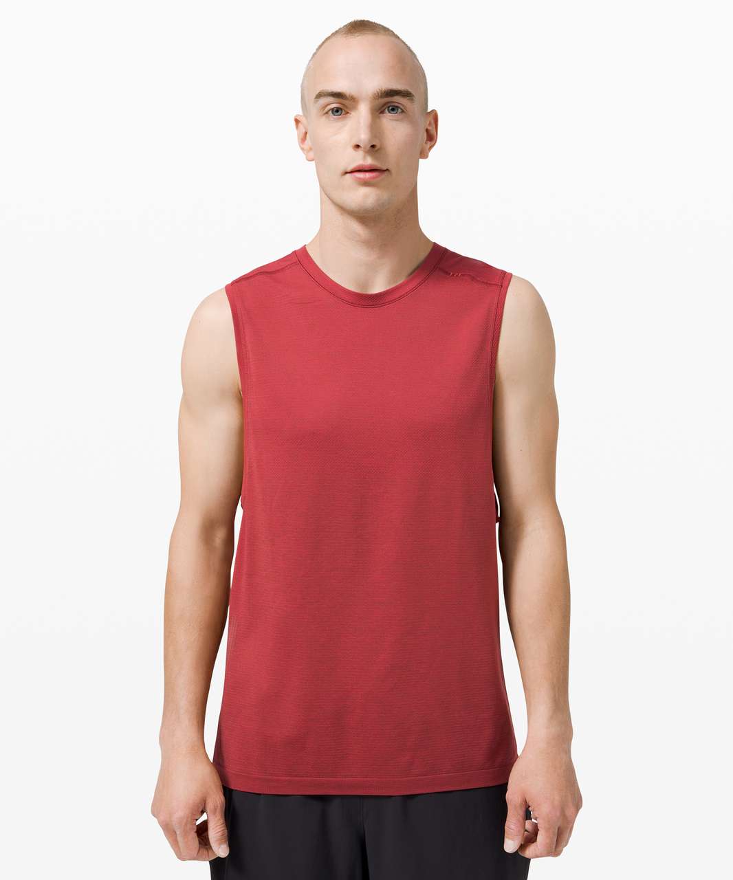 Lululemon Metal Vent Tech Sleeveless 2.0 - Dark Red / Savannah