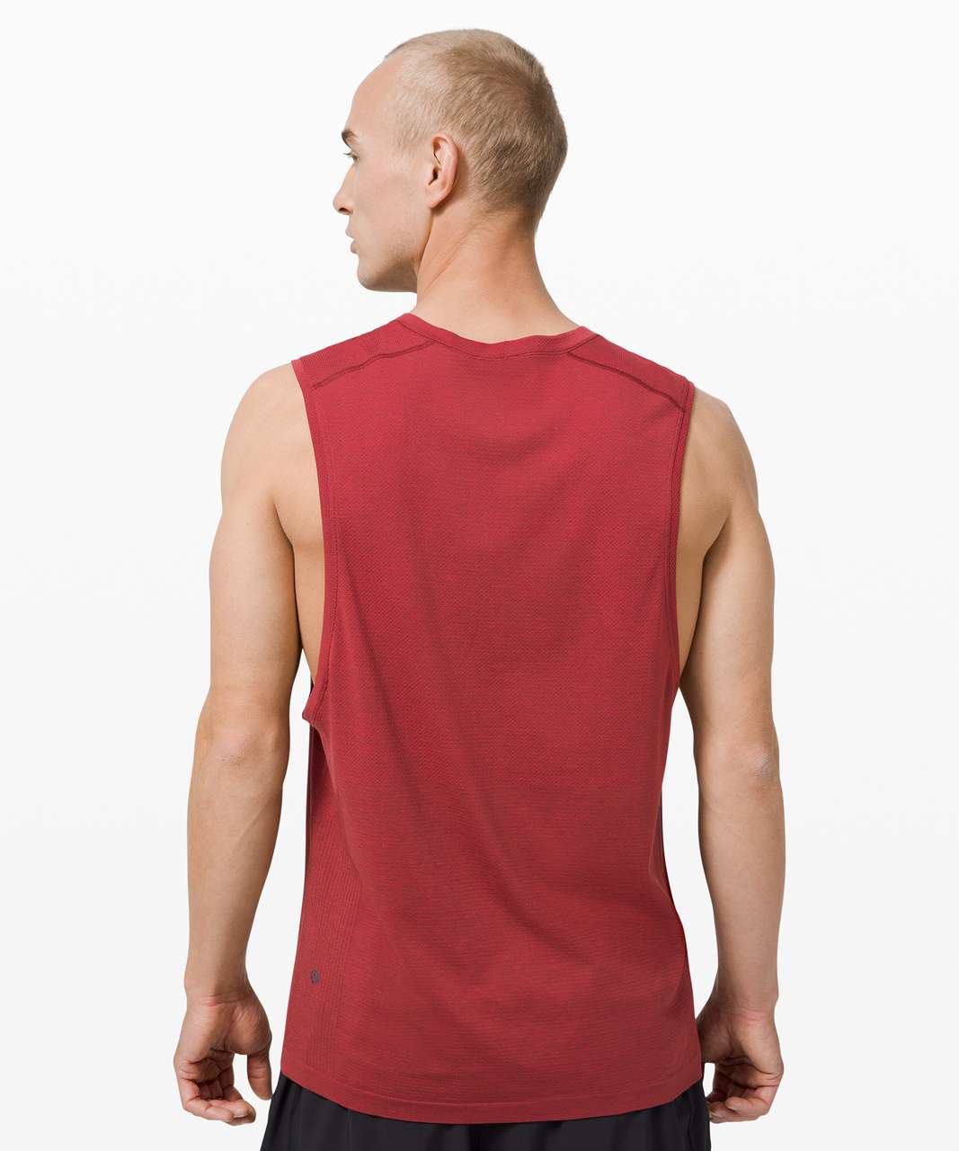 Lululemon Metal Vent Tech Sleeveless 2.0 - Dark Red / Savannah