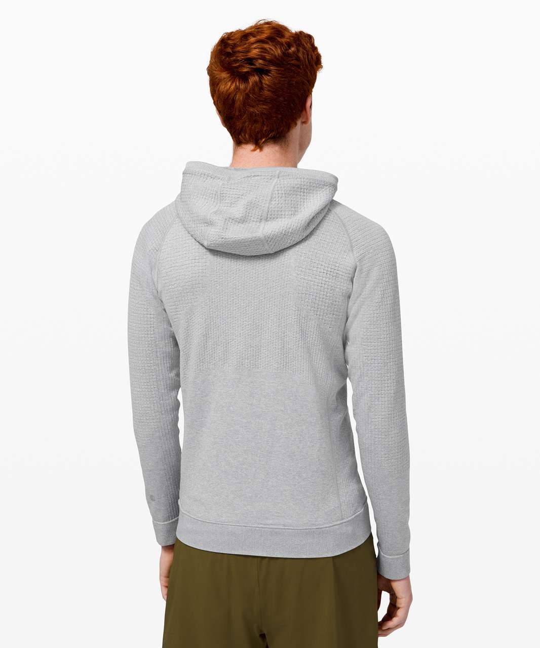 Lululemon Engineered Warmth Hoodie - Silver Drop / White