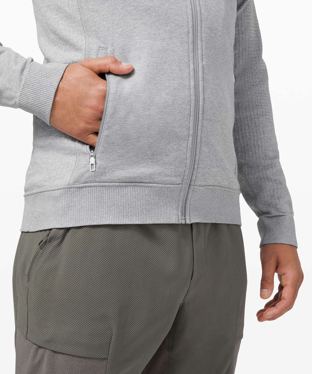 Lululemon Engineered Warmth Jacket - Silver Drop / White - lulu 