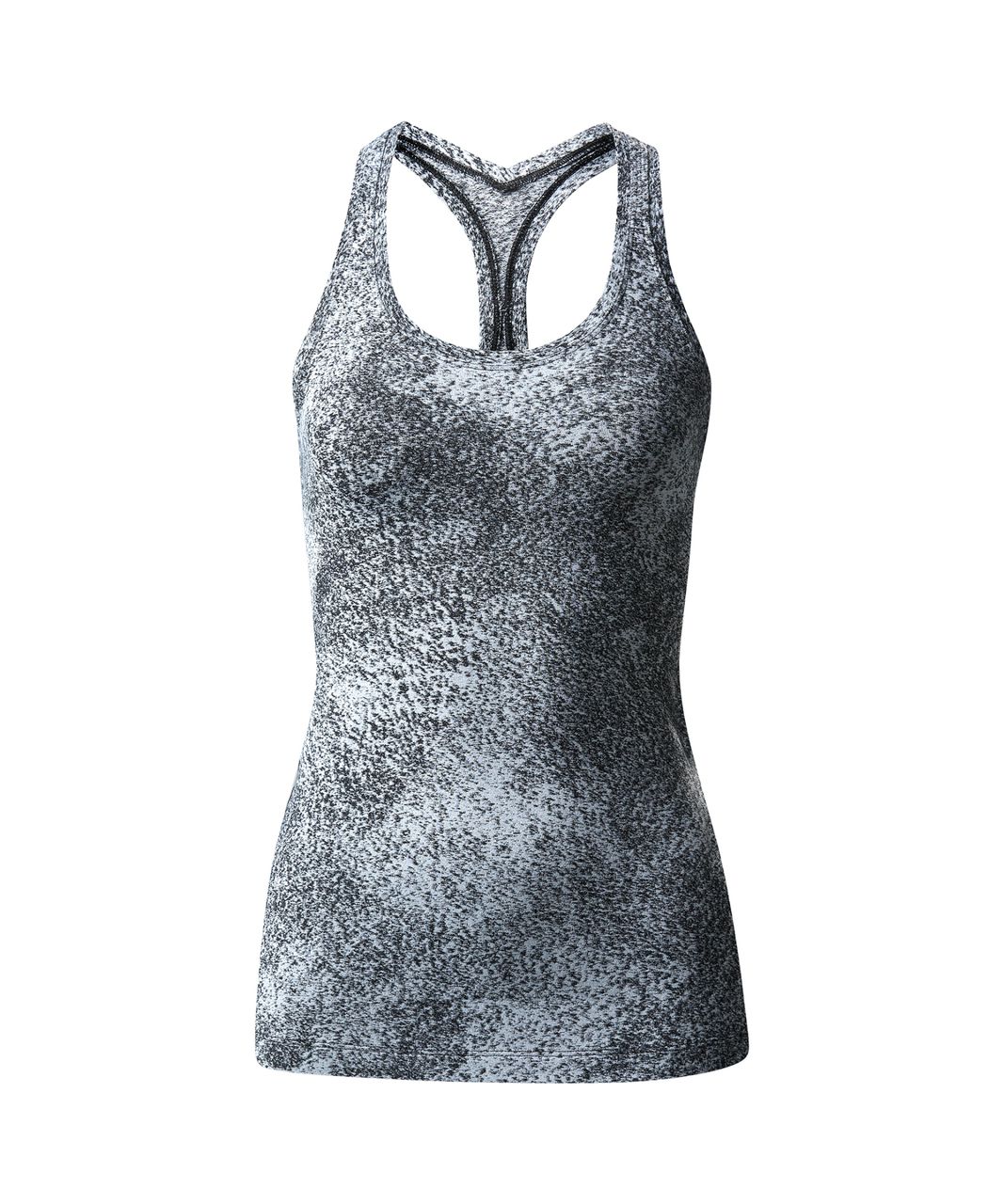 Lululemon Cool Racerback II - Luon Spray Jacquard White Black (First Release)