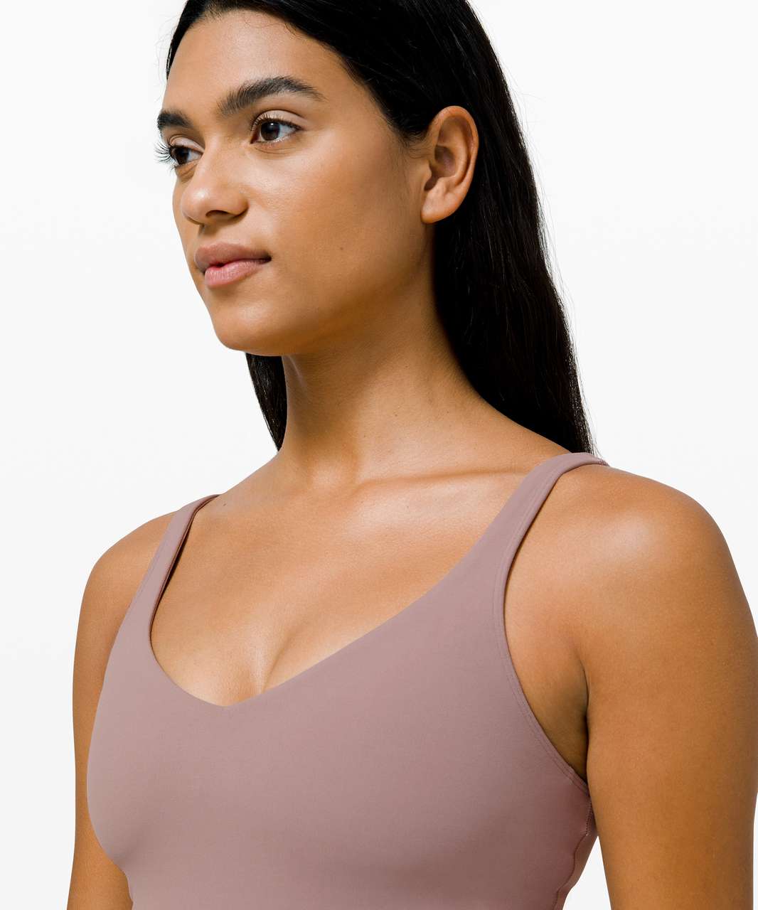 New lululemon align tank in washed mauve with nomad and espresso. Pret