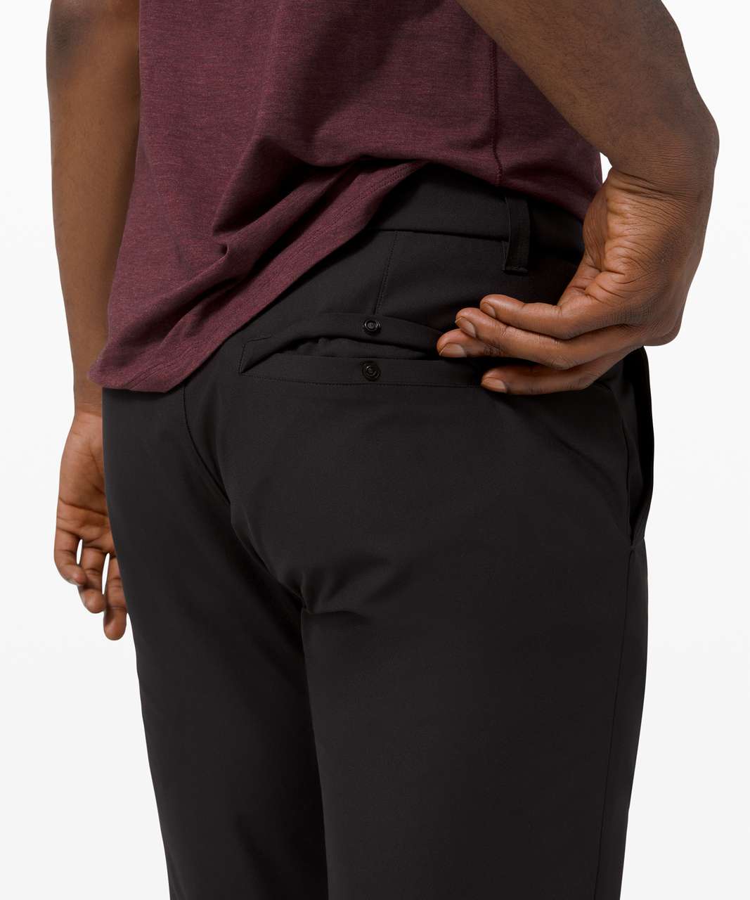 Lululemon Commission Pant Slim *Warpstreme 28" - Black