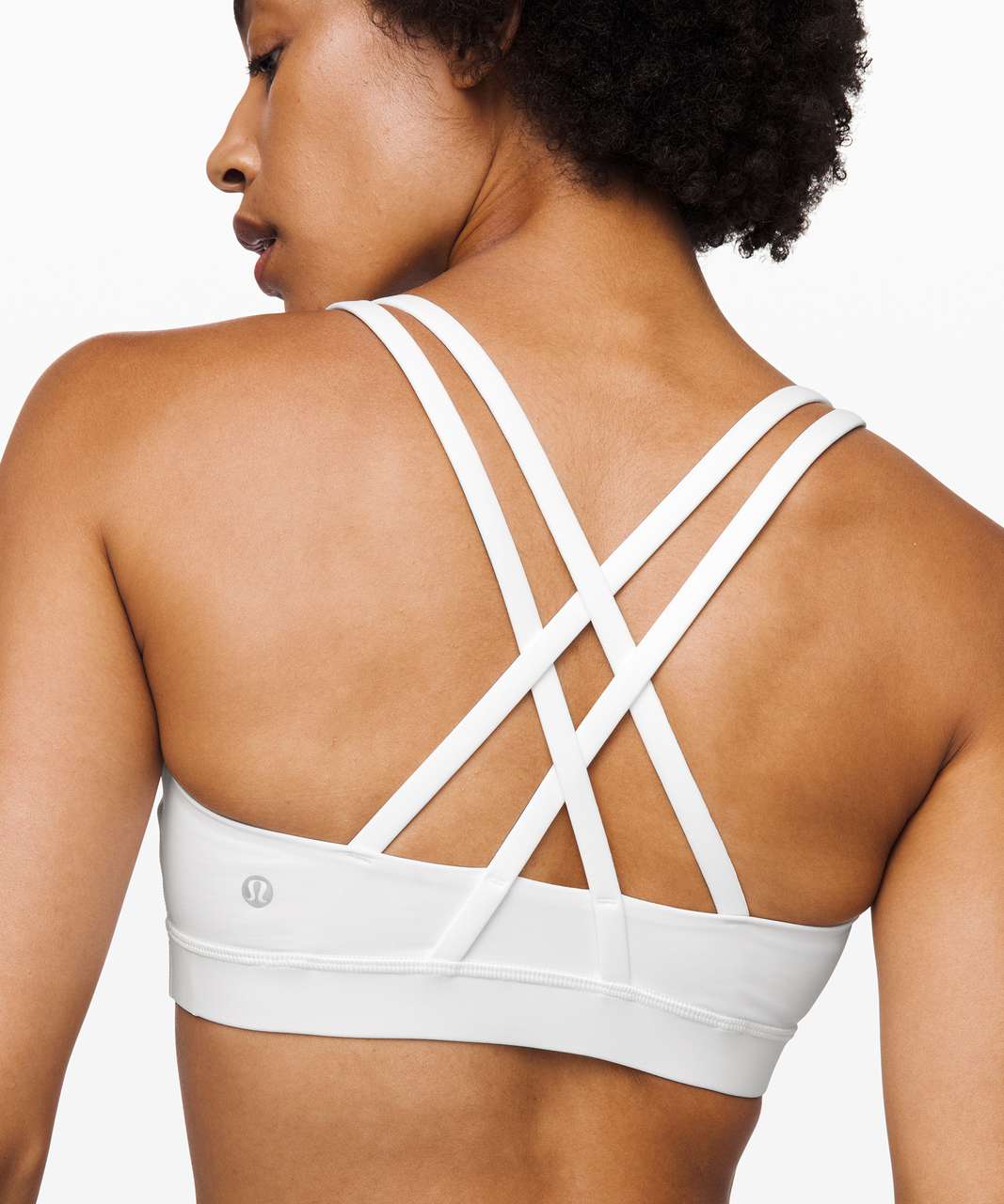 Lululemon Energy Bra - Infinity Energy Bra Alpine White Black - lulu  fanatics