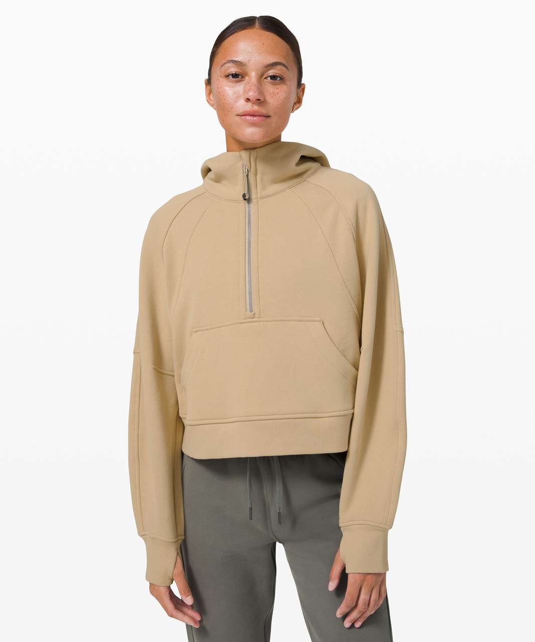 Scuba Oversized Half Zip Hoodie — The Dashery