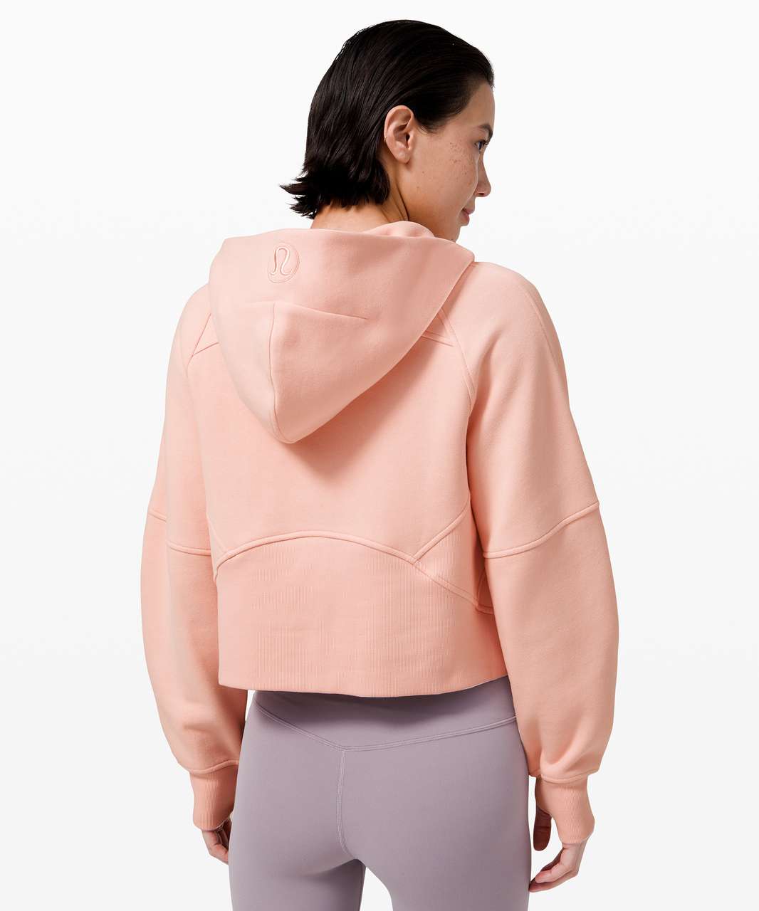 Pink peony scuba oversized half zip (M/L) came in! : r/lululemon