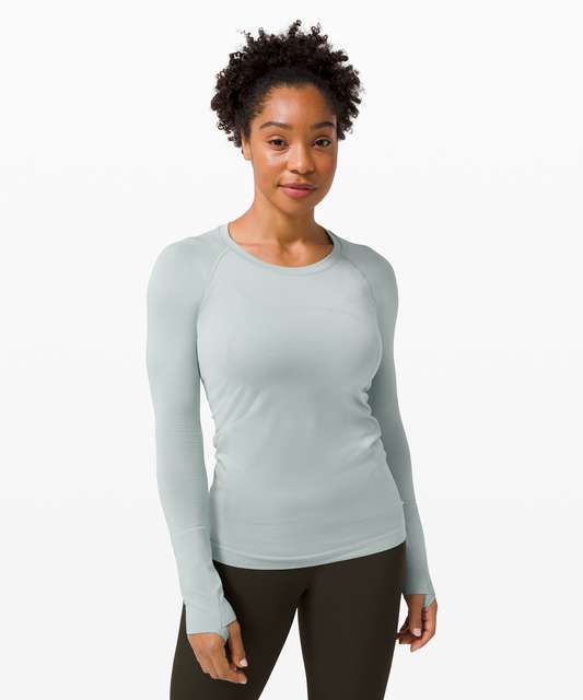 Lululemon Swiftly Tech Long Sleeve 2.0 - Dew Green / Neo Mint