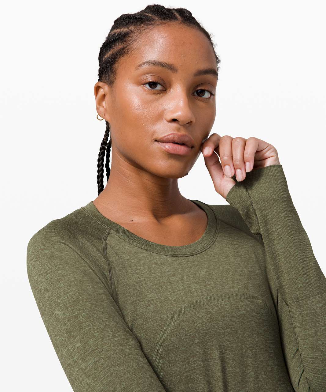 Lululemon Swiftly Tech Long Sleeve 2.0 - Willow Green / Army Green