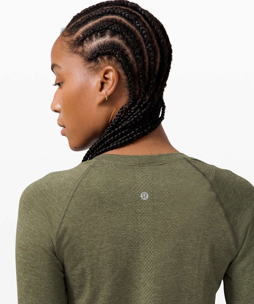 Lululemon Swiftly Breathe Long Sleeve - Willow Green / Army Green - lulu  fanatics