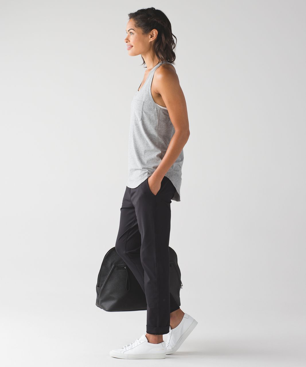 Lululemon Yogi Racer Back III - Heathered Medium Grey