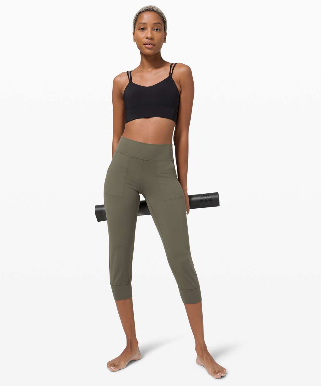 NWOT - Lululemon Align Jogger Crop *23 Dark Olive