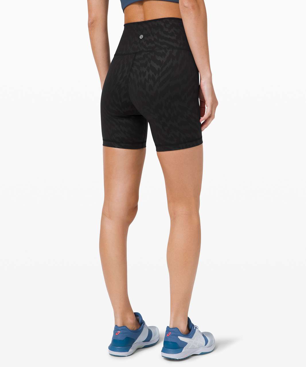 Lululemon Wunder Train High-Rise Short 6" - Voltage Mini Emboss Black