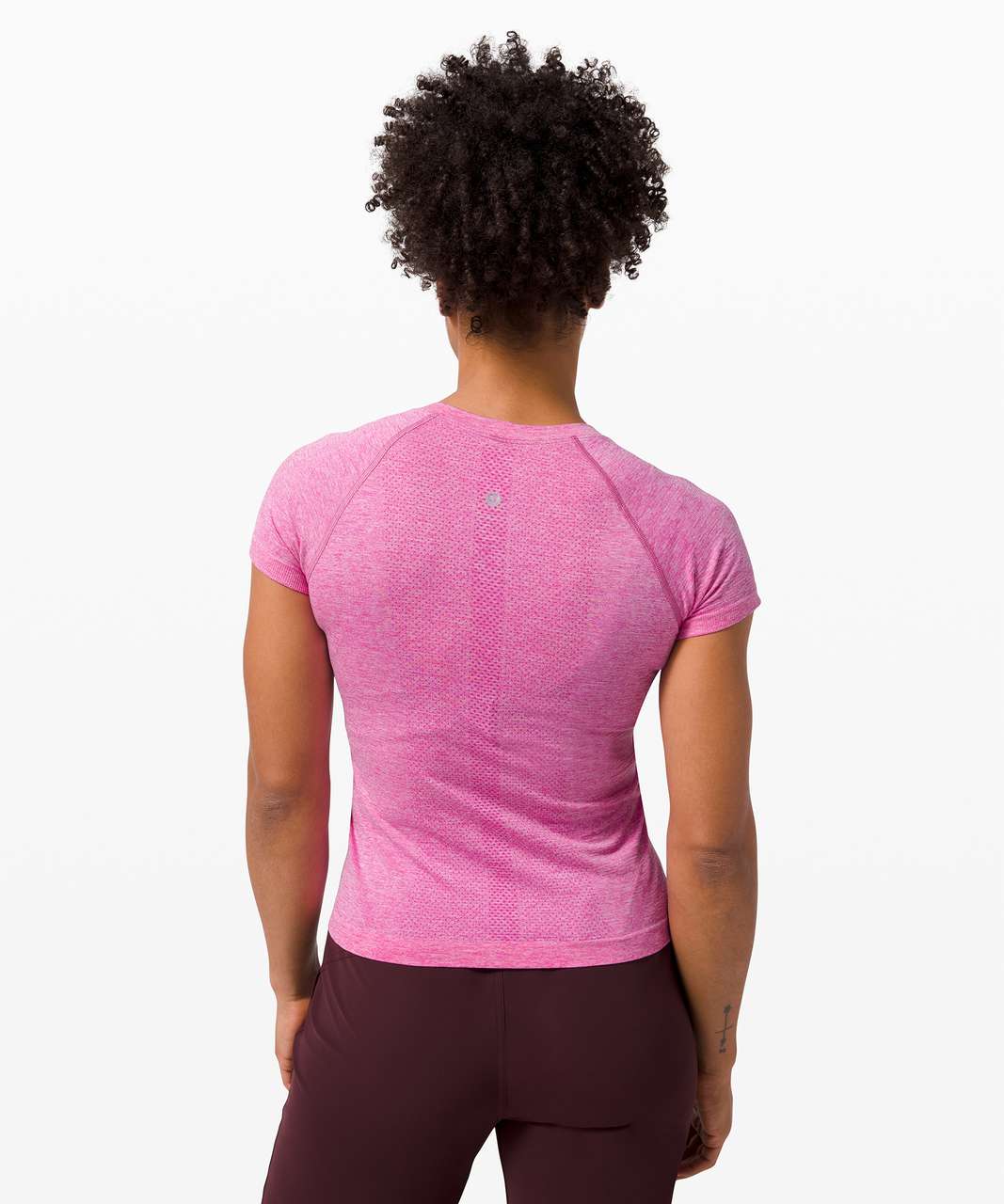 Lululemon Swiftly Tech Short Sleeve 2.0 *Race Length - Highlight Purple / White